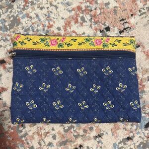 Rare Americana by Sharif Blue Floral Quilted Bag